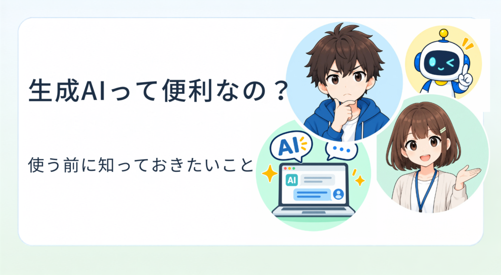 生成AIって便利なの？
