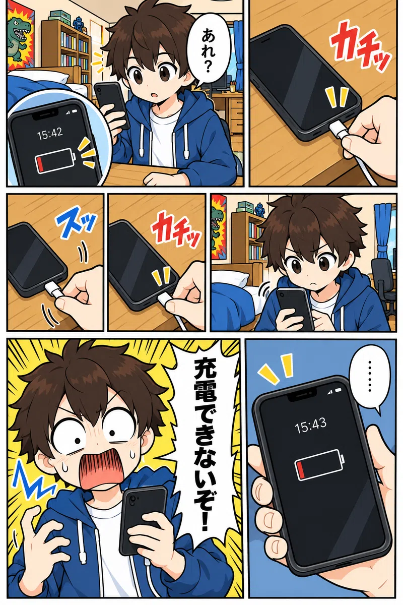 スマホが充電できない1