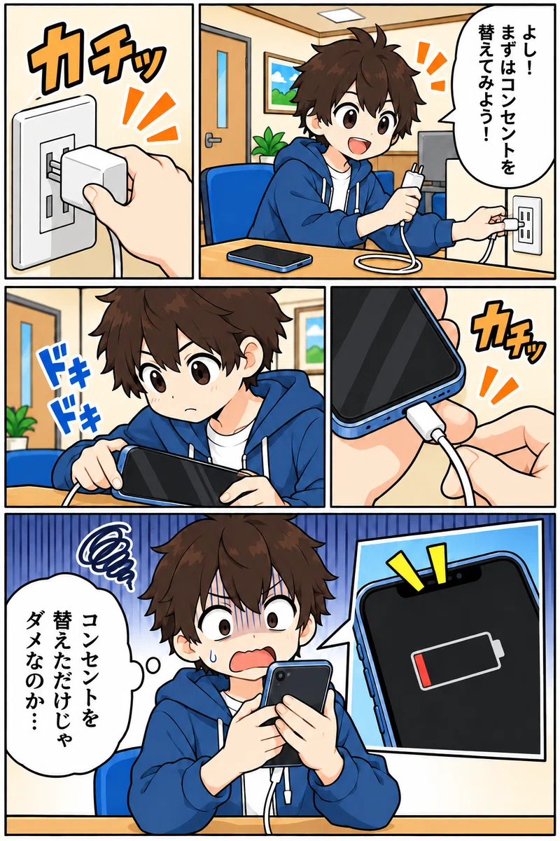 スマホが充電できない4