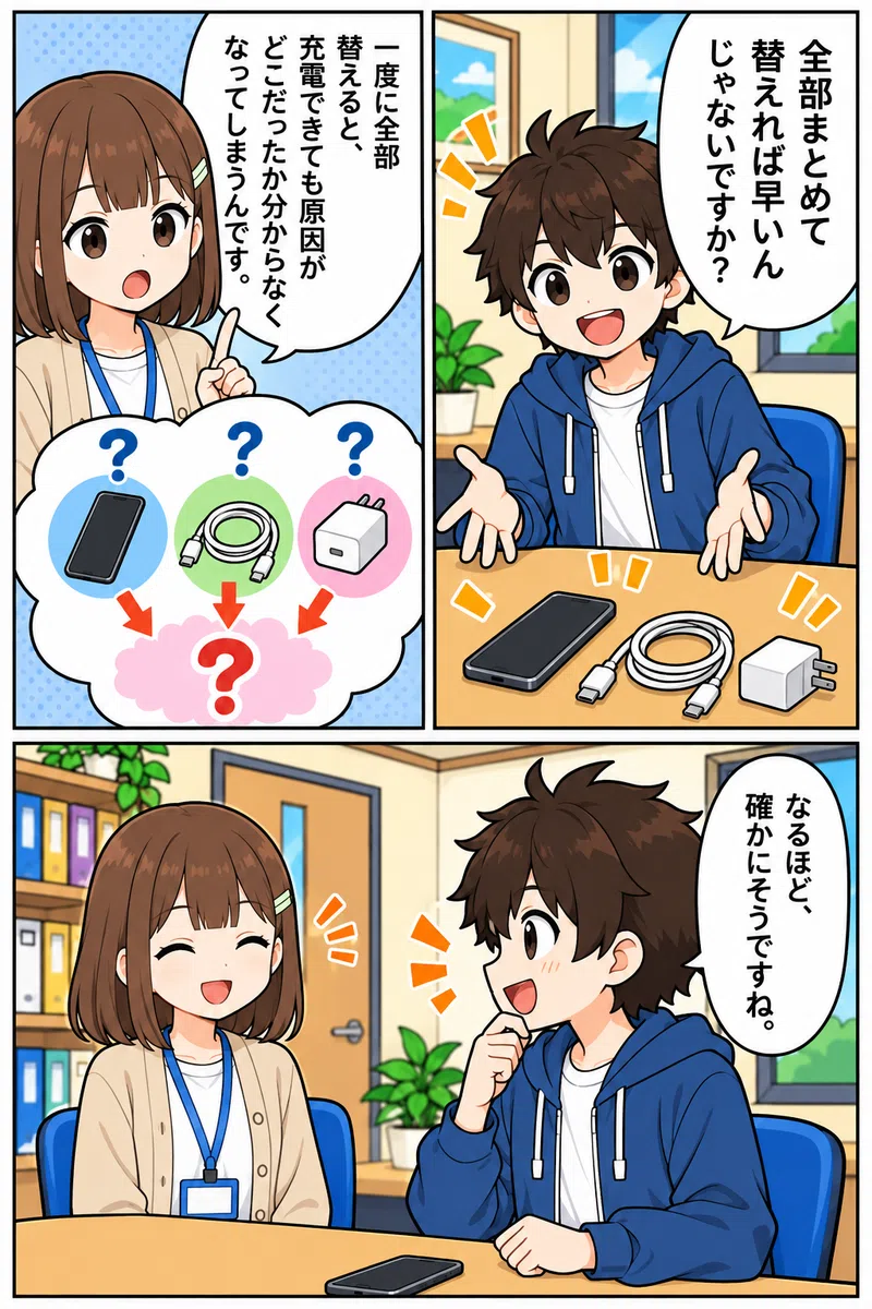 スマホが充電できない7