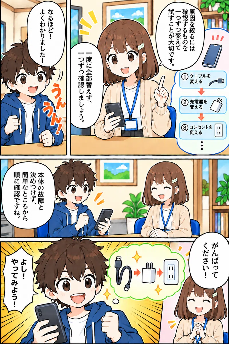スマホが充電できない8