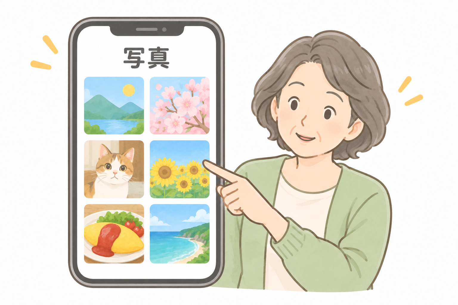 画像は写真の中